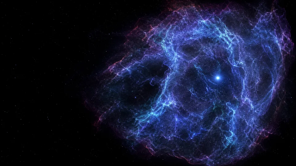 Illustrative supernova remnant with a compact stellar remnant